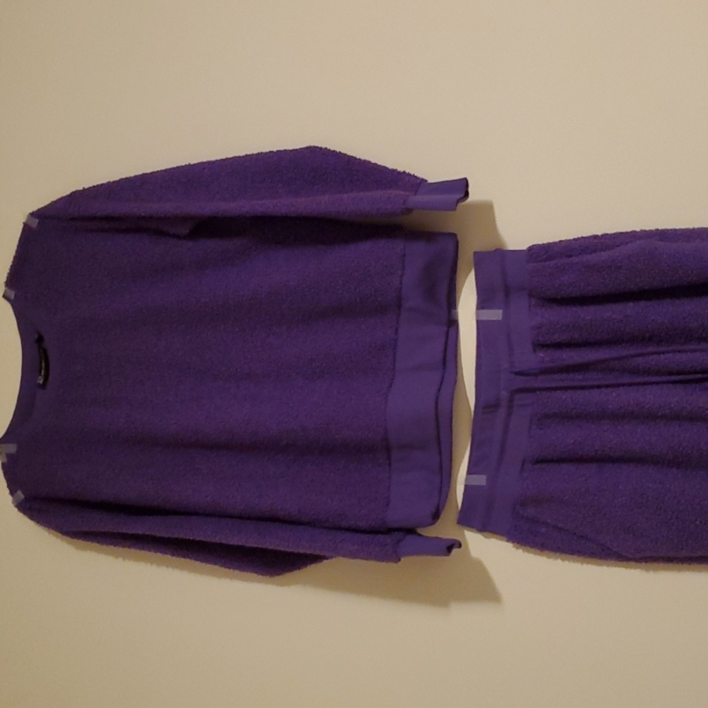 Teddy jogger and sweatshirt